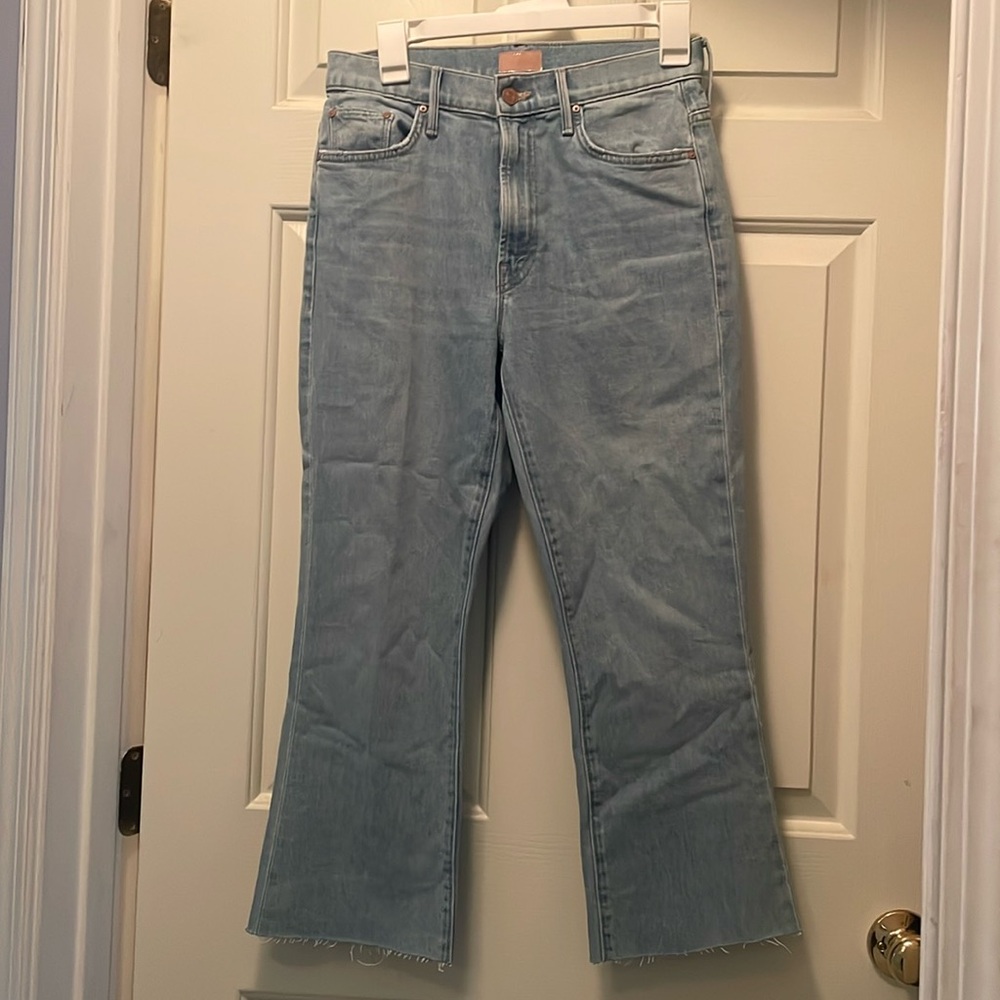 Mother Insider Crop Light Denim